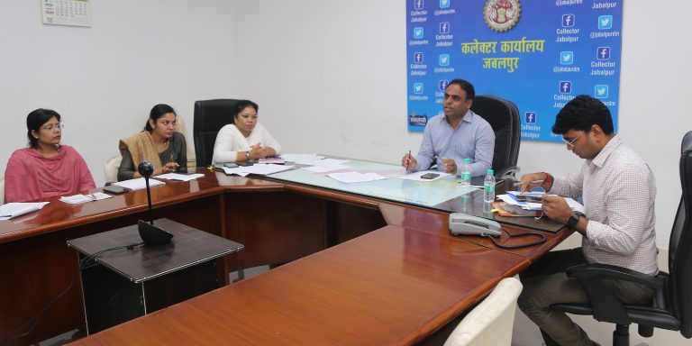 Collector Shri Ilaiyaraja T. today through video conferencing directed all the revenue officers to resolve the pending revenue related cases promptly.