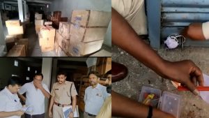 1400 pieces of cartoon firecrackers kept in the godown, worth about 19 lakh rupees confiscated