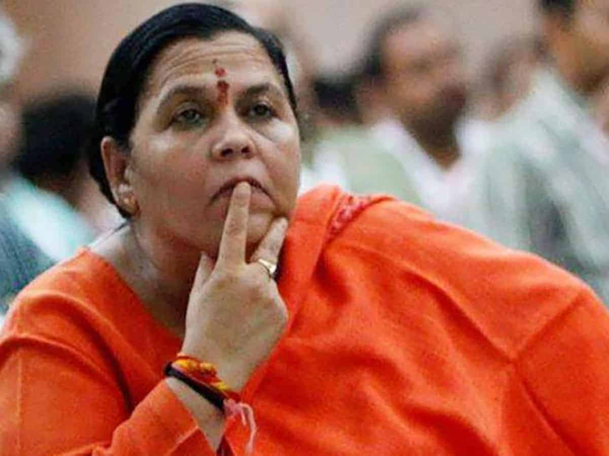 Uma Bharti announced a big movement in the capital Bhopal regarding the prohibition of liquor, saying – Now she will fight her battle by staying in a tent or hut, she will not go to her home until a new liquor policy is made.