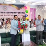 annual school sports competition was organized in Thomas Higher Secondary School premises under the chairmanship of Father Ranjit Lakra and under the guidance of Principal Mogan Pillai.