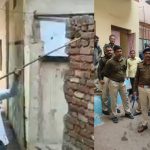 Thana Hanumantal, under Hanumantal police station, by the monitoring of Thana Hanumantal, miscreant Kallu alias Himanshu Kori, against whom 32 crimes have been registered. It was done, it was razed to the ground.