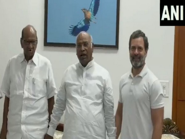 ﻿Pawar meets Kharge, Rahul Gandhi; leaders say beginning of process to unite opposition parties