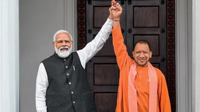 UP Development Prime Minister Narendra Modi on Thursday started the public meeting for the Lok Sabha elections, in which he inaugurated and laid the foundation stone of projects