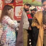 Lahore, Pakistan, a woman found herself in police custody after being surrounded by a mob due to her attire adorned with Arabic prints, which some individuals mistakenly interpreted as Quranic verses.