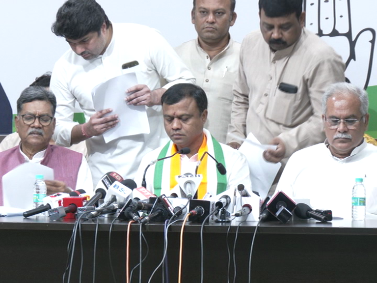 MLA Devendra Yadav arrested for his alleged role in the Balodabazar arson incident two months ago