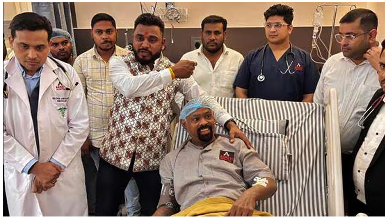 Indian cricketer Vinod Kambli was admitted to Akruti Hospital, a private facility in Thane, Maharashtra