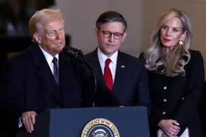President Donald Trump US President Donald Trump declared the "Golden Age of America" ​​in his first address after returning to the White House.