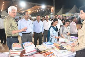 Book Fair: The twelve-day book fair organised by the district administration at Shaheed Smarak premises in Golbazar