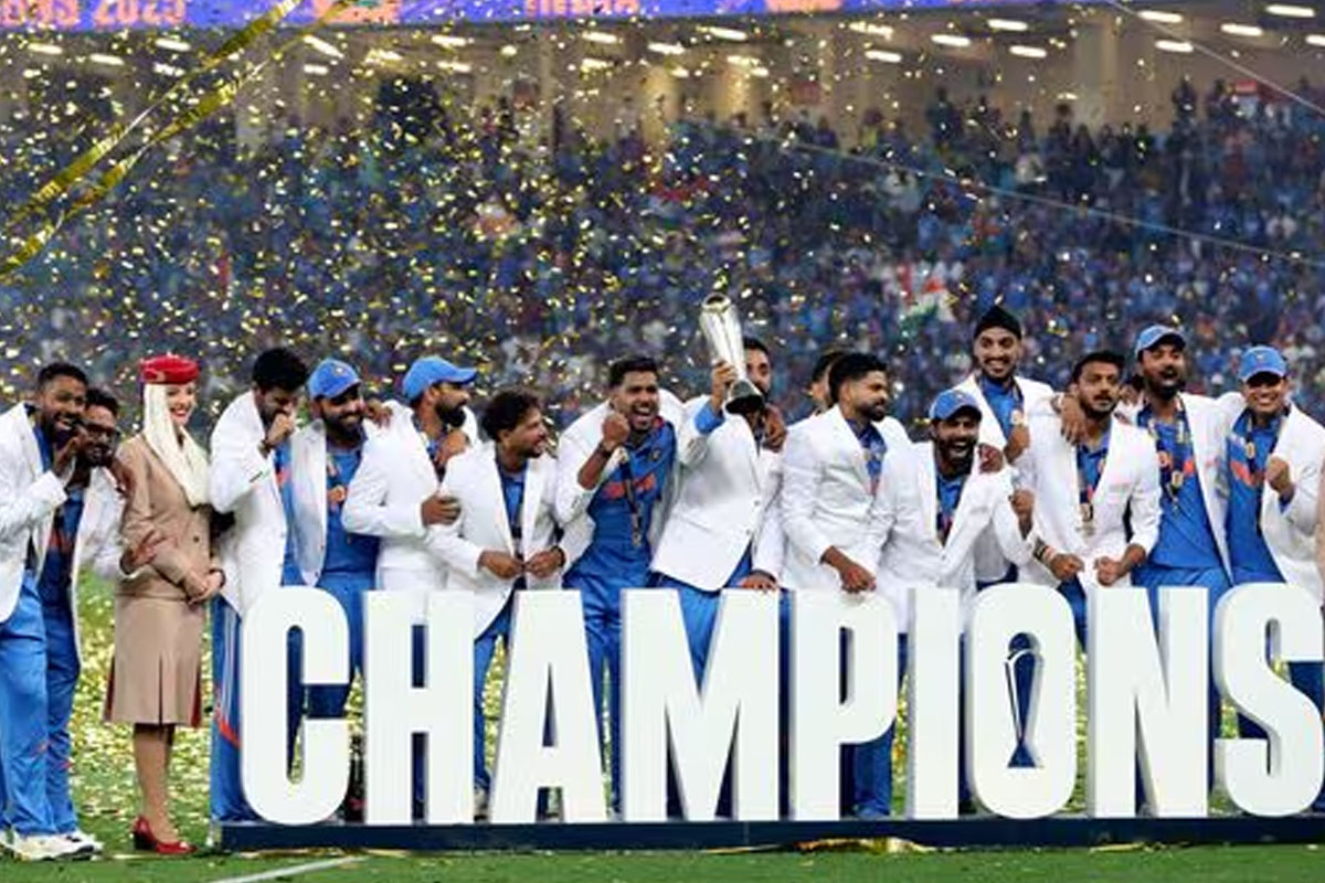 India defeated New Zealand by 4 wickets in the final match of ICC Champions Trophy 2025 and won the title.