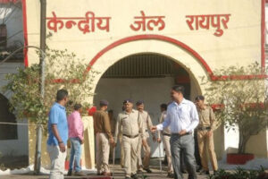 A huge consignment of liquor and ganja recovered from Raipur Central Jail
