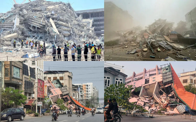 Myanmar earthquake: Two powerful earthquakes in Mandalay, Myanmar caused massive destruction in the country, causing many buildings and roads to collapse.