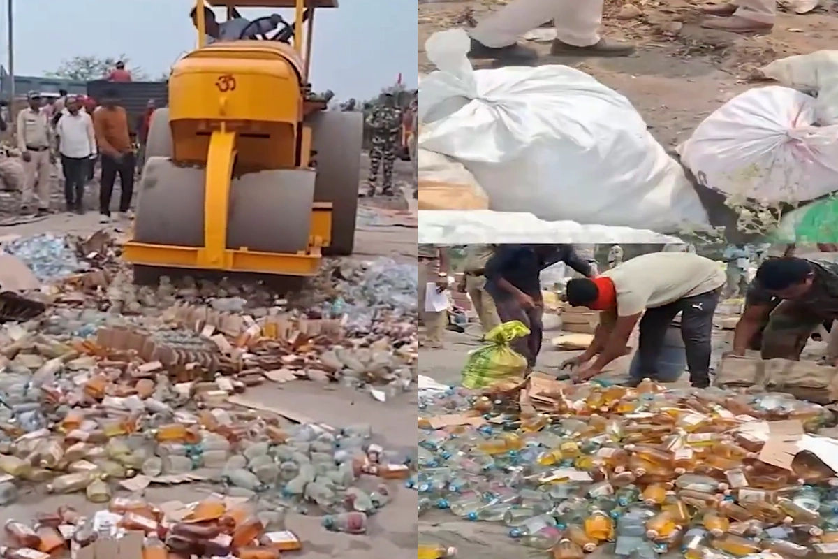 Rajnandgaon district and destroyed 40,000 liters of illegal liquor. The estimated market price of this liquor was around Rs 2 crore.