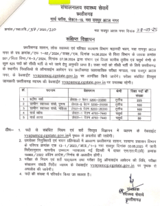 Chhattisgarh government has released a job vacancy for staff nurse posts under the health department.