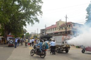 Jabalpur National Dengue Day On the occasion of Jabalpur National Dengue Day, an awareness rally was organized by the Health Department in dengue affected areas this morning.