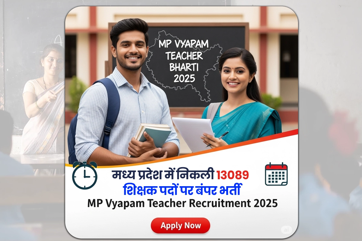 MP Vyapam Teacher Recruitment 2025