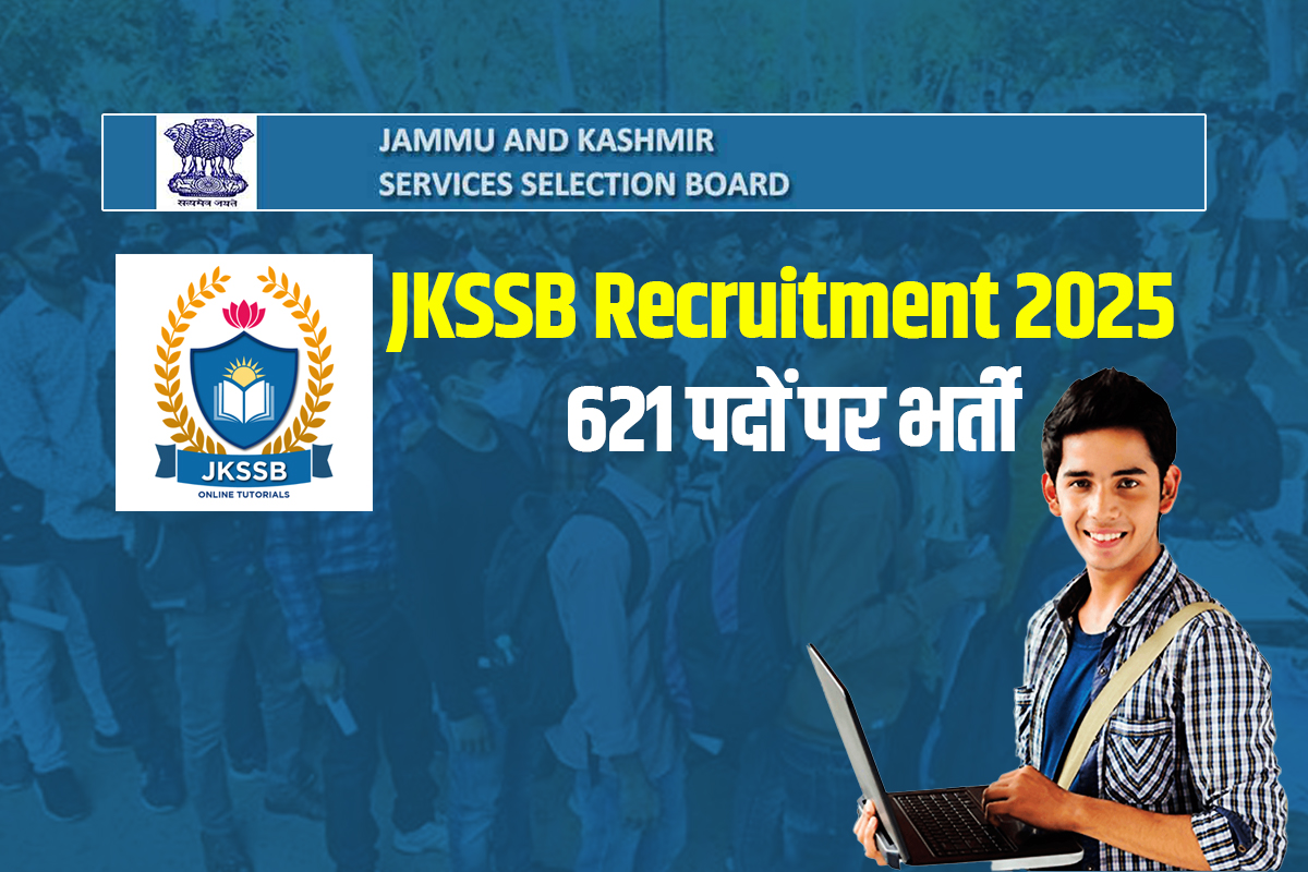 JKSSB has released the official notification for recruitment to 621 posts under the Health and Medical Education Department.