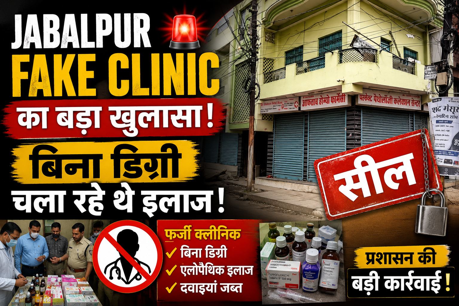 Jabalpur Fake Clinic