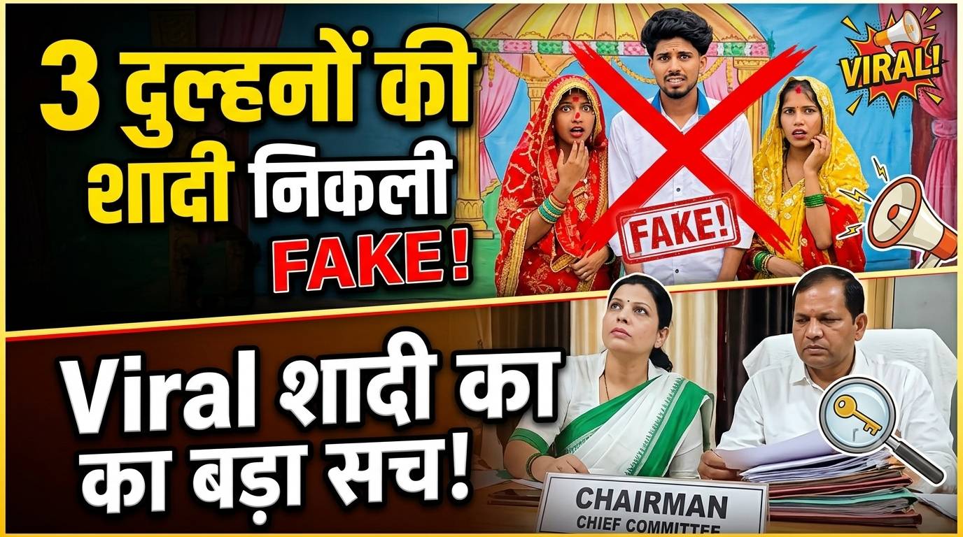 Amroha Viral Marriage: Amroha alleged 'one groom, three brides' wedding turns out to be a prank; girls make a major revelation before the CWC.