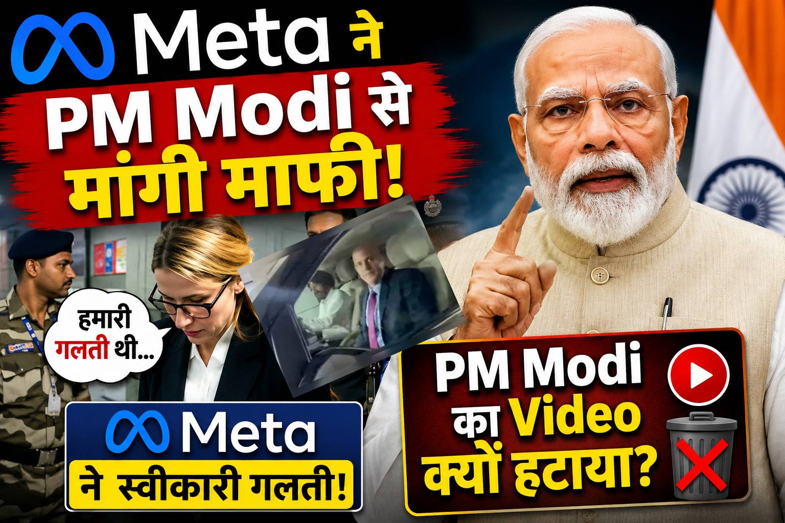 Meta Apologises to PM Modi After Video Removal